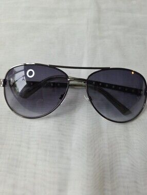 Jones New York Aviator Sunglasses with Dark Gray Lenses